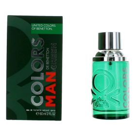 Colors de Benetton Man Green by Benetton, 2 oz Eau De Toilette Spray for Men