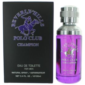 BHPC Champion by Beverly Hills Polo Club, 3.4 oz Eau De Toilette Spray for Men