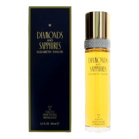 Diamonds & Sapphires by Elizabeth Taylor, 3.3 oz Eau De Toilette Spray for Women