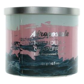 Aeropostale 14.5 oz Soy Wax Blend 3 Wick Candle - Magnolia & Grapefruit